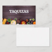 Carte De Visite Taquizas (Devant / Derrière)
