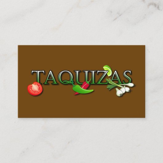 Carte De Visite Taquizas (Devant)