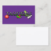 Carte De Visite Taquizas (Devant / Derrière)