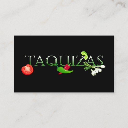 Carte De Visite Taquizas (Devant)