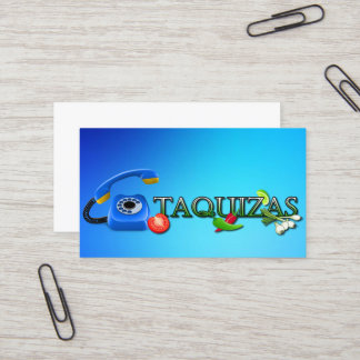 Carte De Visite Taquizas Business Card