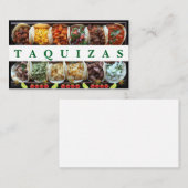 Carte De Visite Taquizas. Business Card (Devant / Derrière)