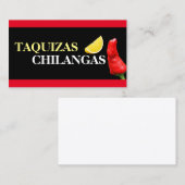 Carte De Visite Taquizas chilangas (Devant / Derrière)