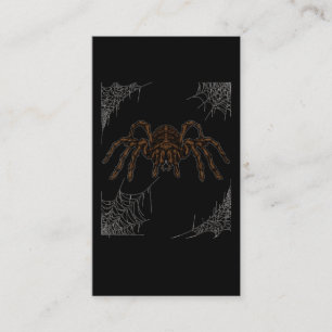 Carte De Visite Tarantula Cobwebs Araignée Halloween