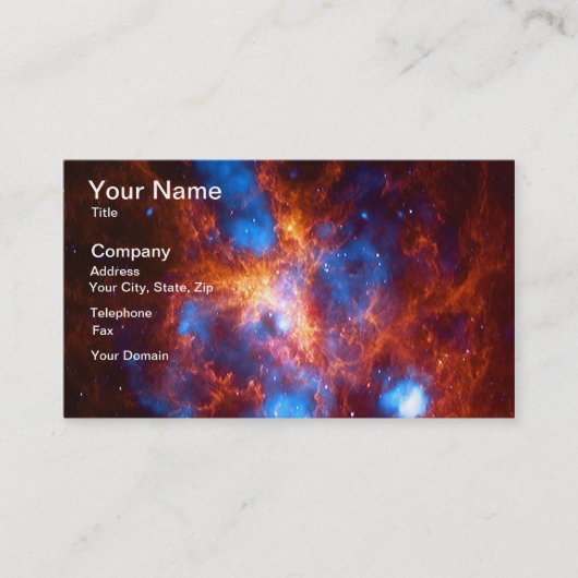 Carte De Visite Tarantula Nebula (Devant)