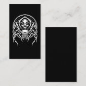 Carte De Visite Tarantula Spider Witchy Arachnid Gothic (Devant / Derrière)