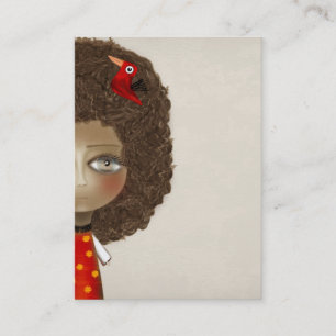 Carte De Visite Tarjeta de visita de señora Beaux cheveux oculaire