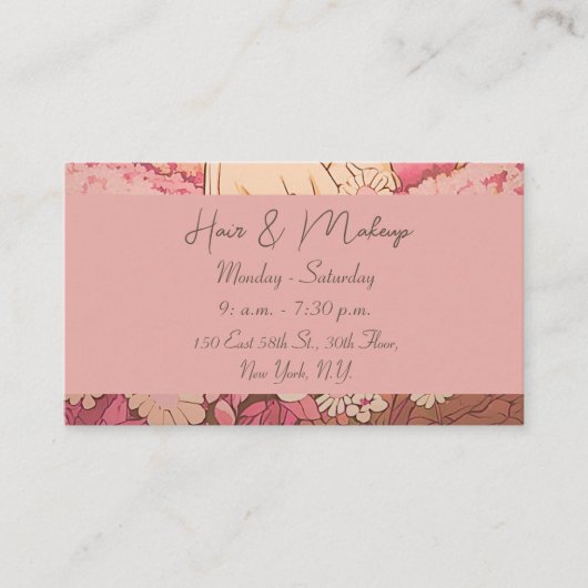 Carte De Visite tarjeta de visita elegante (Devant)