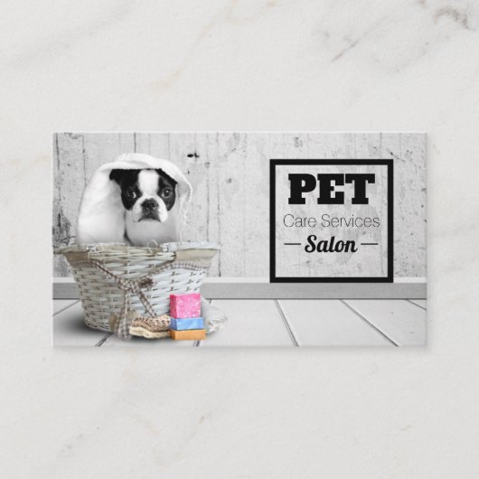 Carte De Visite Tarjeta De Visita Mascota Grooming (Devant)