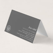 Carte De Visite Tarjeta de visita plegada (Dos)