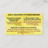 Carte De Visite Tarjeta del Evangelio - Español RVR 1909 (Devant)