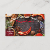 Carte De Visite Tarjetas de Negocio Tacos (Dos)