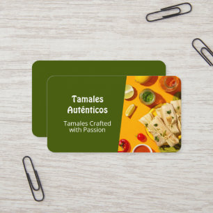 Carte De Visite Tarjetas de Negocio Tamales