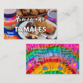 Carte De Visite Tarjetas de Negocio Tamales (Devant / Derrière)