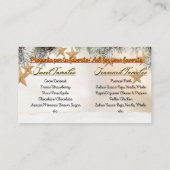 Carte De Visite Tarjetas de negocio tamales Hollidays (Dos)