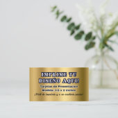 Carte De Visite Tarjetas de Presentacion para Negocio (Debout devant)