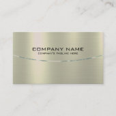 Carte De Visite Tarnished Gold Metallic Background (Devant)