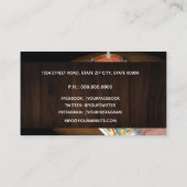 Carte De Visite Tarot, astrologie, astrologue (Dos)