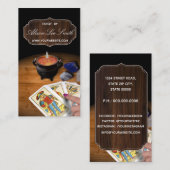 Carte De Visite Tarot, astrologie, astrologue (Devant / Derrière)