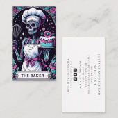 Carte de visite Tarot Baker (Devant / Derrière)