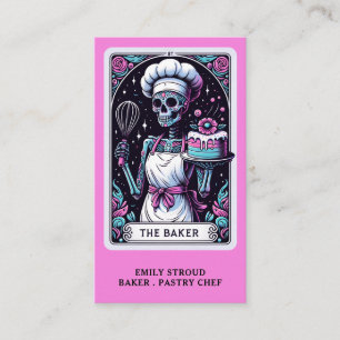Carte de visite Tarot Baker