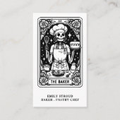 Carte de visite Tarot Baker (Devant)