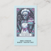 Carte De Visite Tarot Baker Pastry Chef Dessert Caterer (Devant)