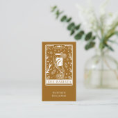 Carte de visite Tarot Barista (Debout devant)