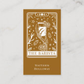 Carte de visite Tarot Barista (Devant)