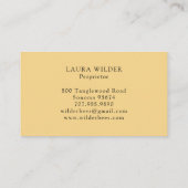 Carte De Visite Tarot Bee Theme Honey Bee Apiary Farm Beekeeper (Dos)