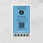 Carte De Visite Tarot céleste Soleil Trainer personnel Weights Log (Dos)