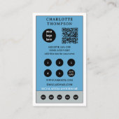 Carte De Visite Tarot céleste Sun Logo Petite entreprise Fidélité (Dos)