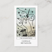 Carte de visite Tarot de Couturière (Devant)