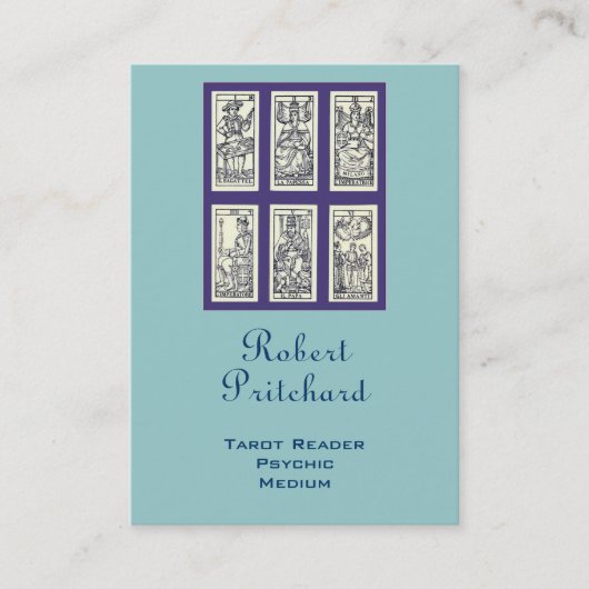 Carte De Visite Tarot espagnol vintage (Devant)