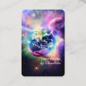 Carte De Visite Tarot, Femme Universe (Devant)