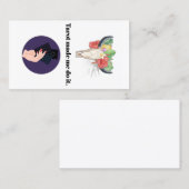 Carte De Visite Tarot m'a fait le faire (Devant / Derrière)