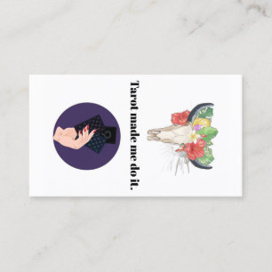 Carte De Visite Tarot m'a fait le faire