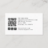 Carte De Visite Tarot Mystic Lash Tech Hand (Dos)