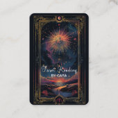 Carte De Visite Tarot, Mystique Purple-Or (Devant)