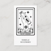 Carte De Visite Tarot Pet Groomer (Devant)