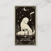 Carte de visite Tarot Pet Sitter Celestiale Bohème (Devant)