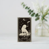 Carte de visite Tarot Pet Sitter Celestiale Bohème (Debout devant)