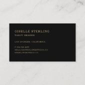 Carte De Visite Tarot Reader (Dos)