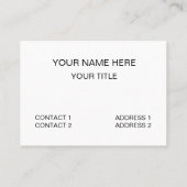 Carte De Visite Tarot soleil mystique (Dos)