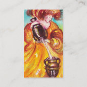 CARTE DE VISITE TAROTES DES OMBRES PERDUES / LA TEMPÉRANCE (Dos)