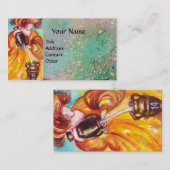 CARTE DE VISITE TAROTES DES OMBRES PERDUES / LA TEMPÉRANCE (Devant / Derrière)