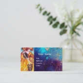 CARTE DE VISITE TAROTES DES OMBRES PERDUES / LA TEMPÉRANCE (Debout devant)