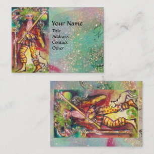 CARTE DE VISITE TAROTES DES OMBRES PERDUES / LE FOOL