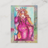 CARTE DE VISITE TAROTES DES OMBRES PERDUES / L'EMPRESSE (Dos)