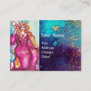 CARTE DE VISITE TAROTES DES OMBRES PERDUES / L'EMPRESSE